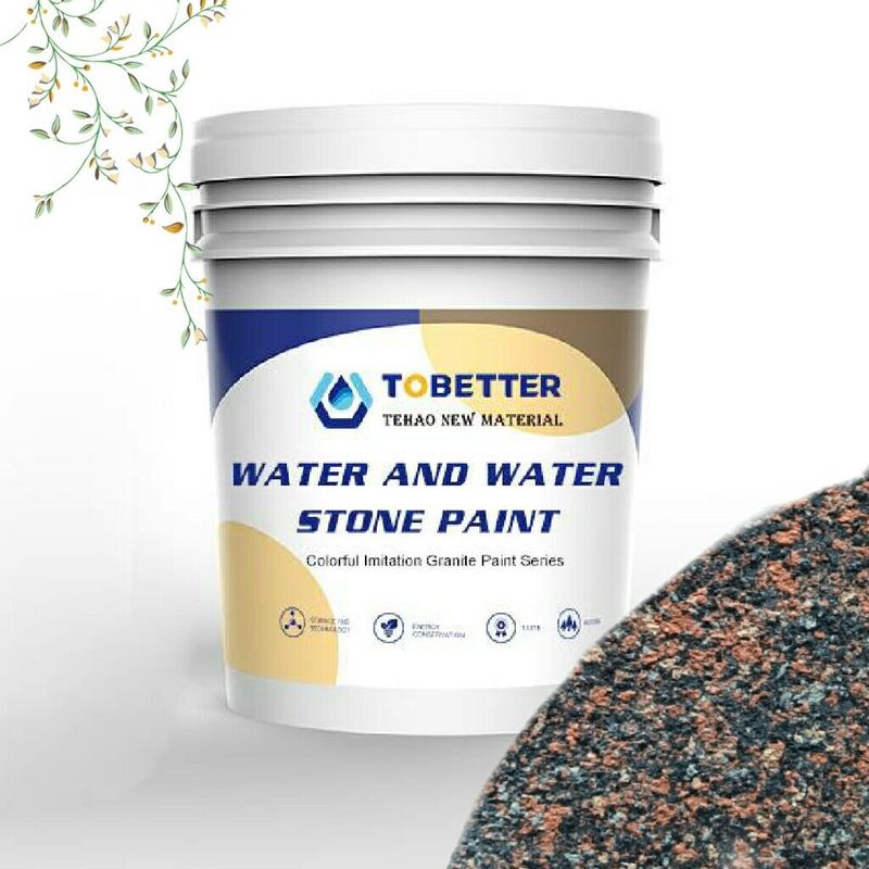 Sơn phủ tường bột Miêu tả đá granit Sơn phủ tường bên ngoài