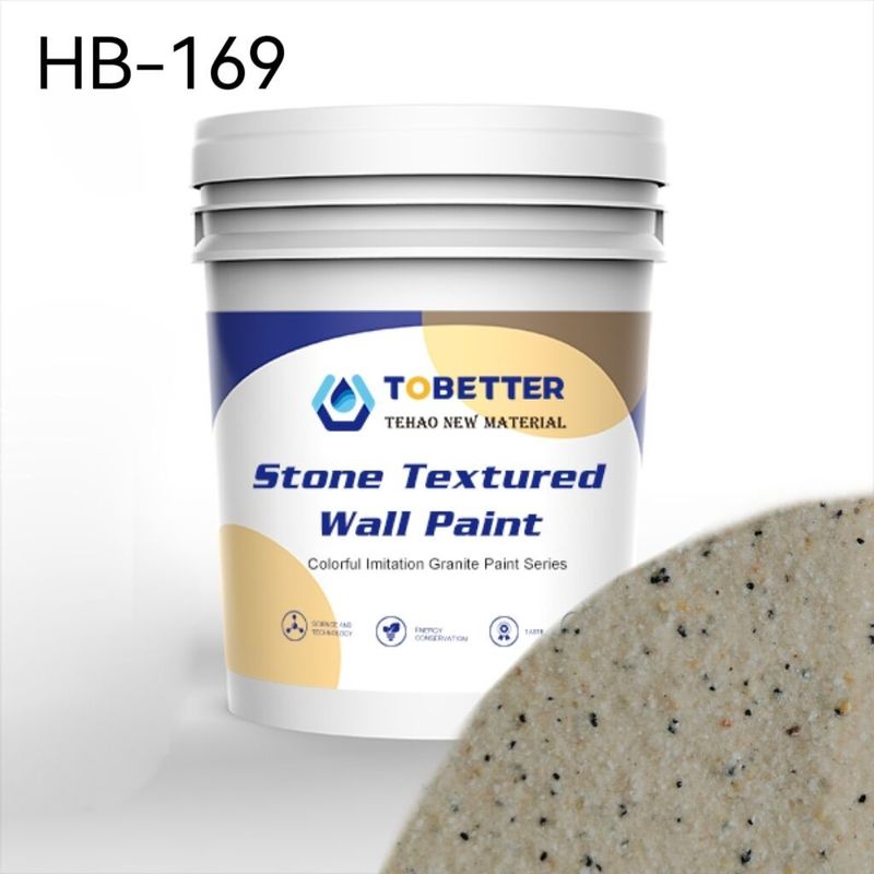 HB-169 trang trí ngoài trời sơn đá bên ngoài thay thế mài mài acrylic nhựa